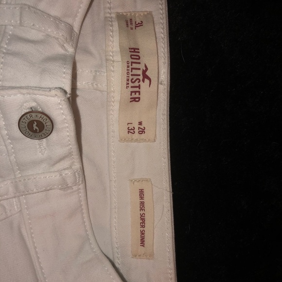 Hollister High Rise Jeans - White - Picture 2 of 3